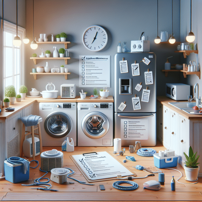 Homeowner's Guide: Appliance Maintenance Checklist Basics