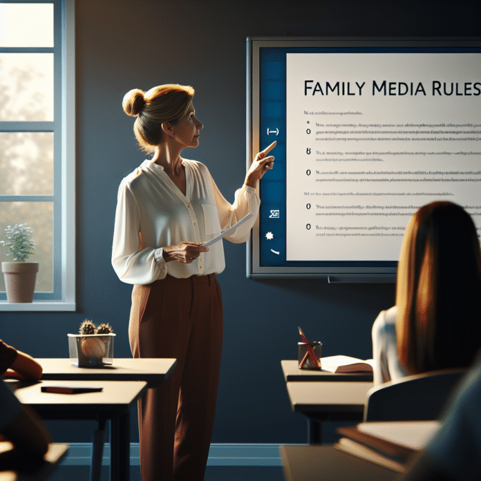 How a Family Media Rules Agreement Template Helps