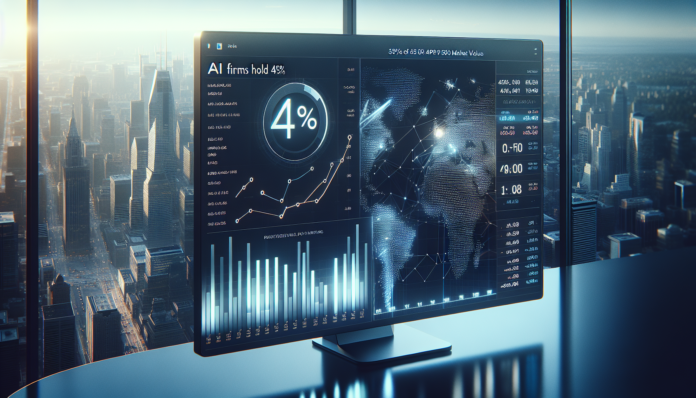 AI Firms Hold 45% of S&P 500 Market Value