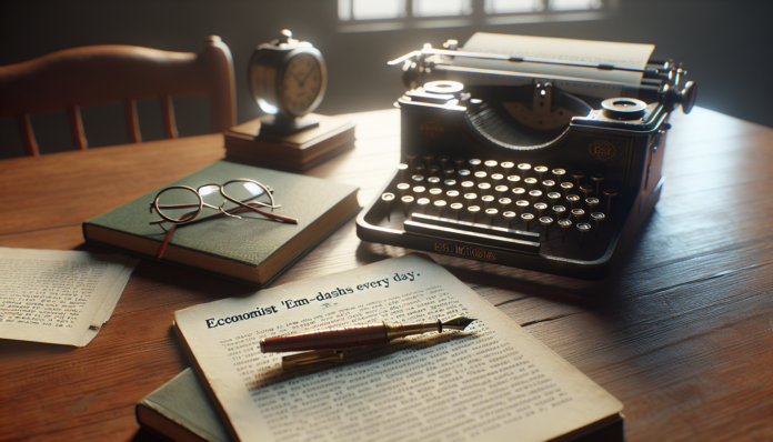 Economist Edits 'Em-Dashes' Every Day