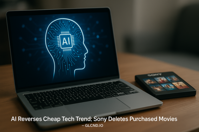 AI Reverses Cheap Tech Trend; Sony Deletes Purchased Movies