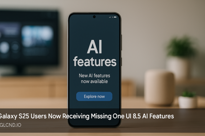 Galaxy S25 Users Now Receiving Missing One UI 8.5 AI Features