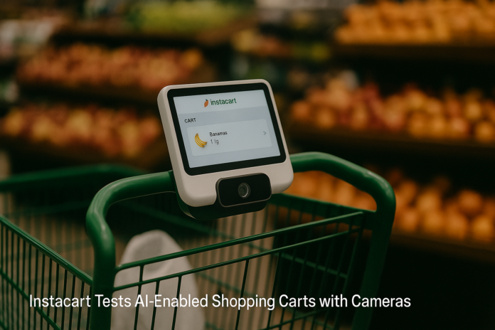Instacart Tests AI-Enabled Shopping Carts with Cameras