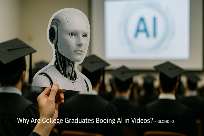 Why Are College Graduates Booing AI in Videos?
