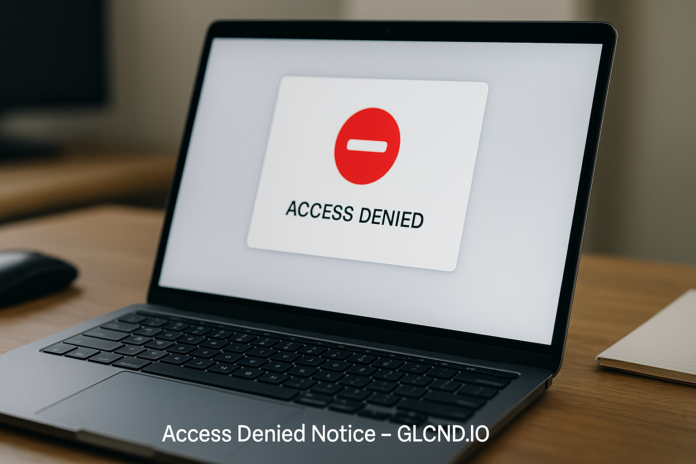 Access Denied Notice