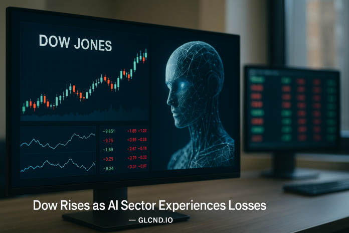 Dow Rises as AI Sector Experiences Losses